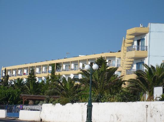 Aphrodite Beach Club Hotel Gouves Exterior foto