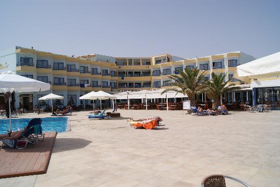 Aphrodite Beach Club Hotel Gouves Exterior foto