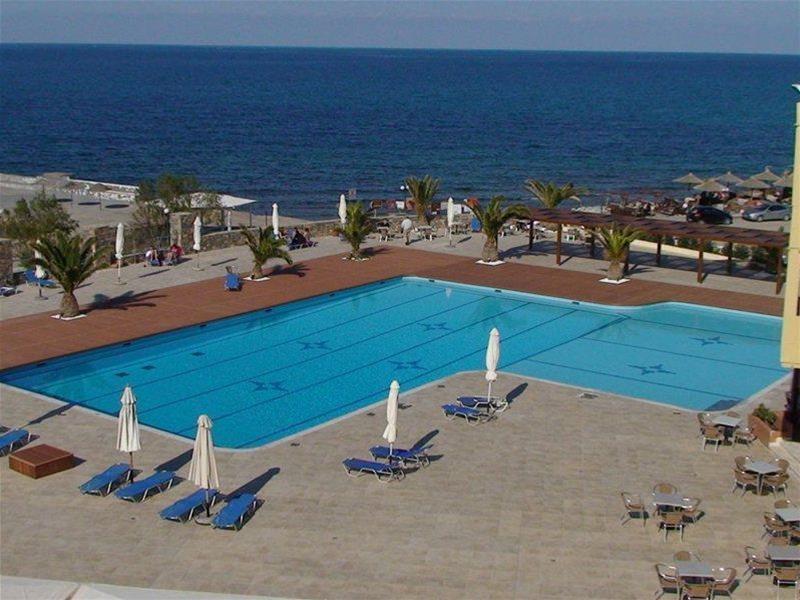 Aphrodite Beach Club Hotel Gouves Exterior foto