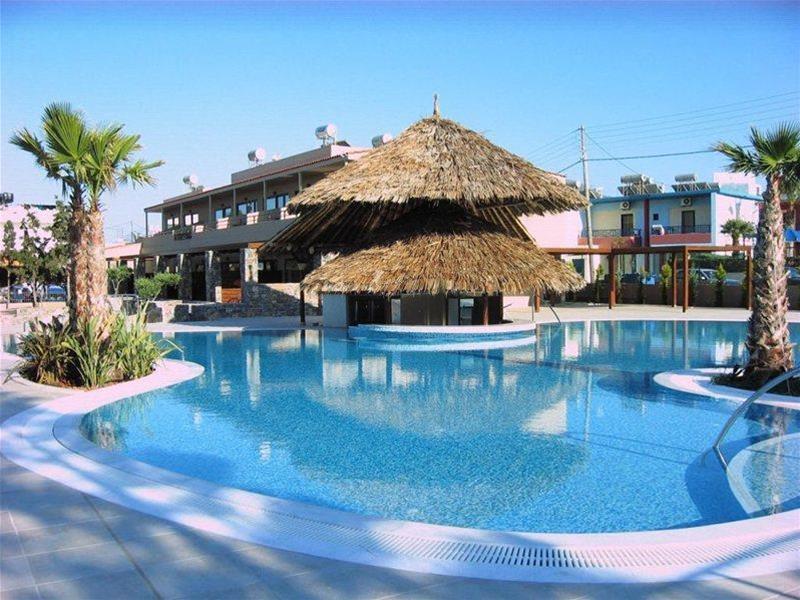Aphrodite Beach Club Hotel Gouves Exterior foto